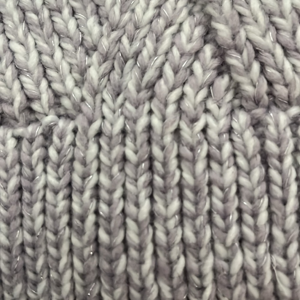 ❄️NWT❄️ Marc New York Andrew Marc ladies scarf & hat set lavender/white/silver - Picture 2 of 5